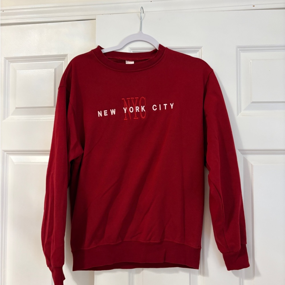 Red New York City Women’s Sweater